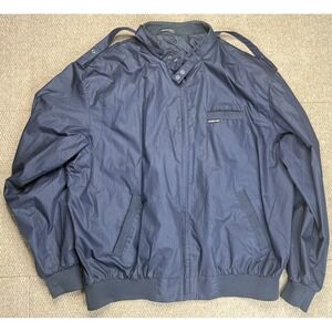Members Only Vintage Men's Blue Full Zip Long Sleeve Jacket Size‎ XXL